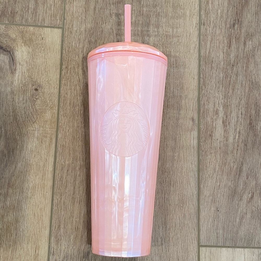 24oz Spring Starbucks Pink Domed Lid